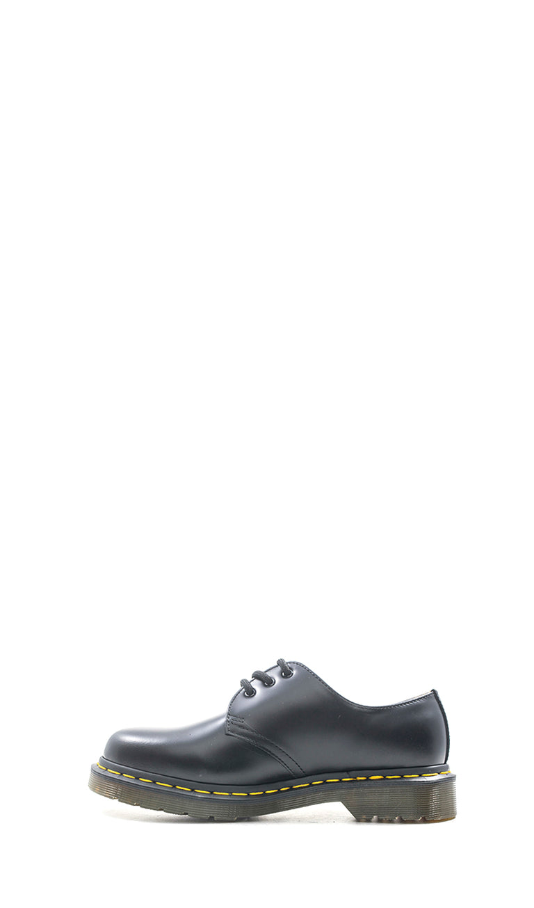 DR. MARTENS Strignata donna nera in pelle