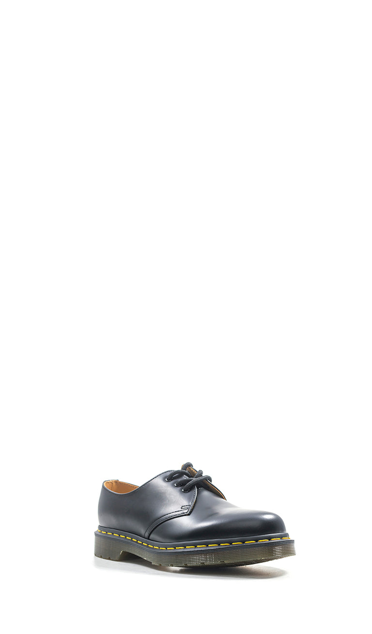 DR. MARTENS Strignata donna nera in pelle