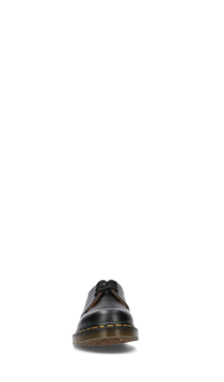 DR. MARTENS Strignata donna nera in pelle