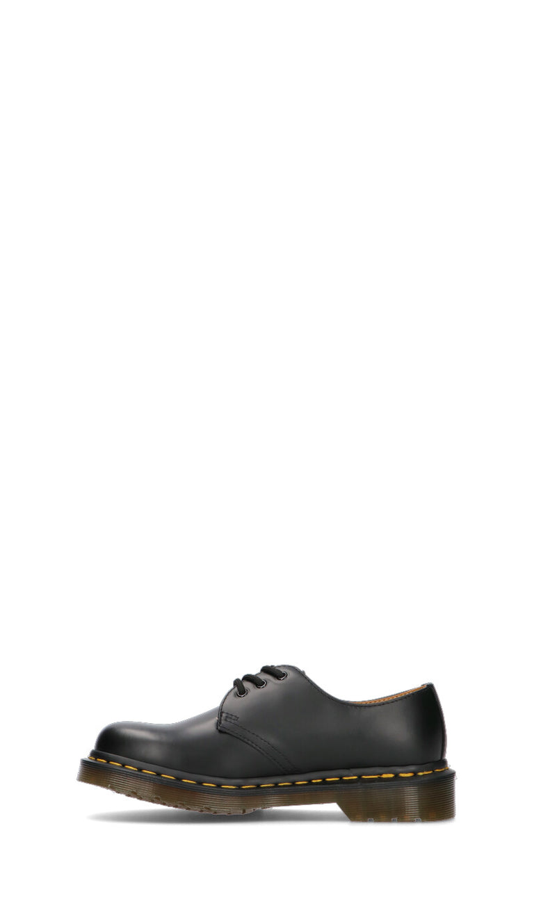 DR. MARTENS Strignata donna nera in pelle