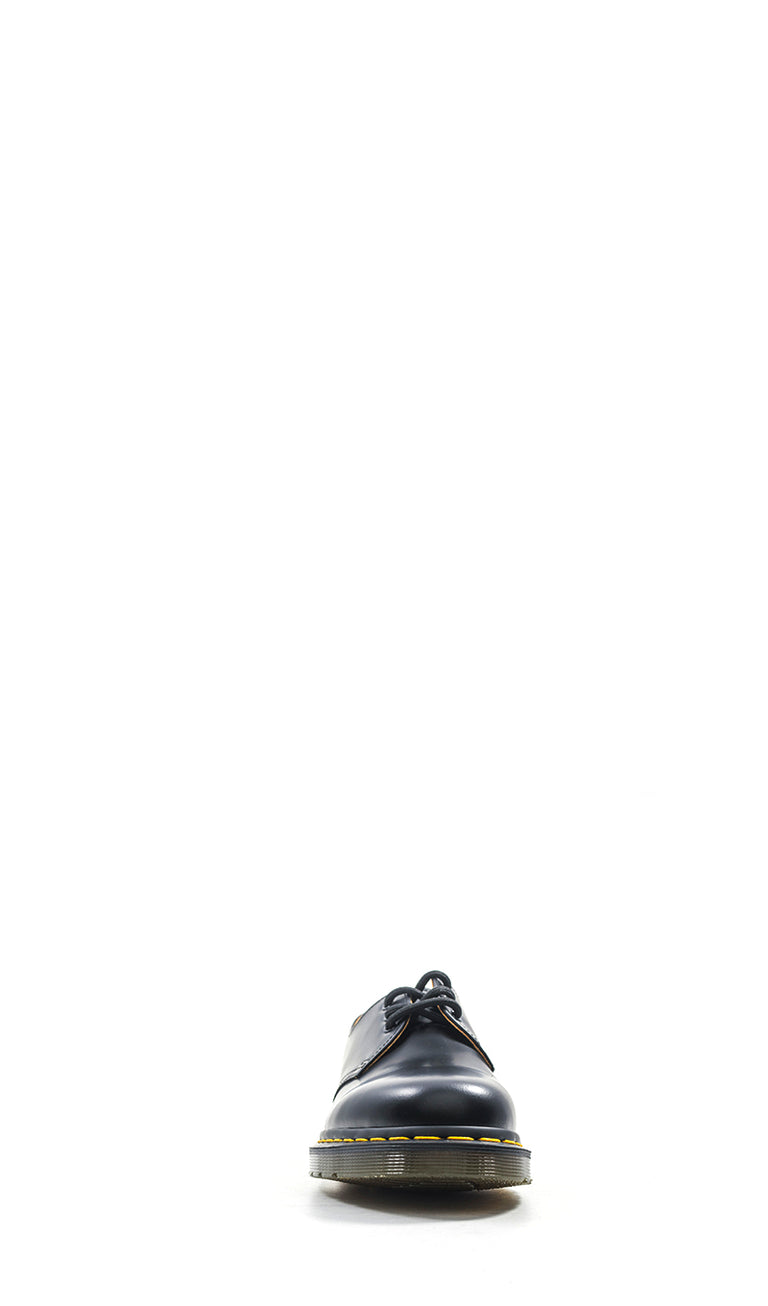 DR. MARTENS Strignata donna nera in pelle