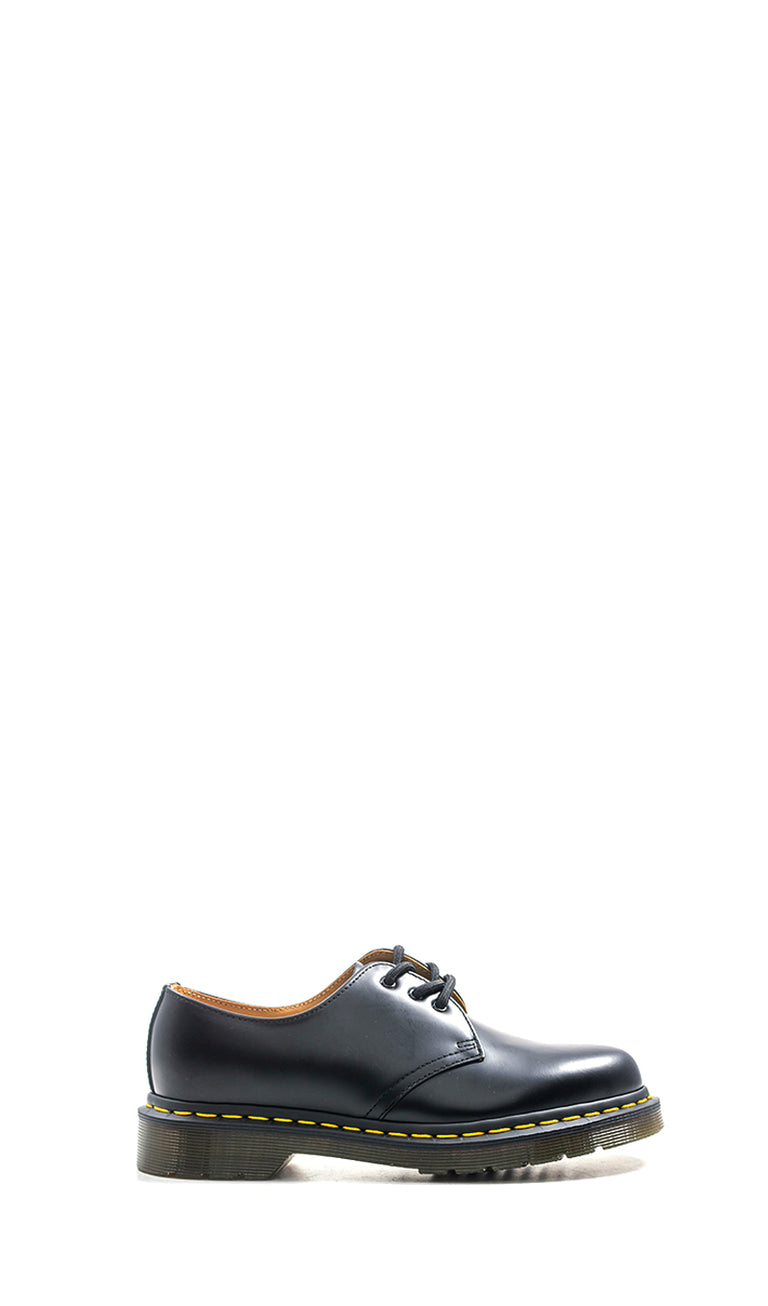 DR. MARTENS Strignata donna nera in pelle