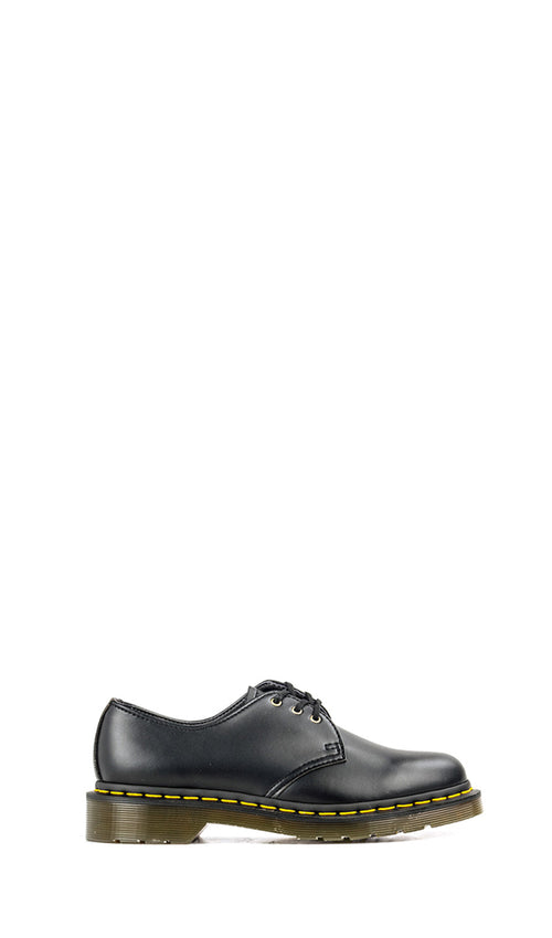 DR. MARTENS Stringata donna nera in pelle