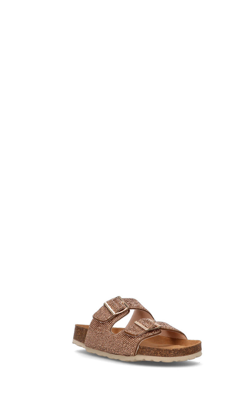 BIO GREEN Ciabatta donna rosa in pelle