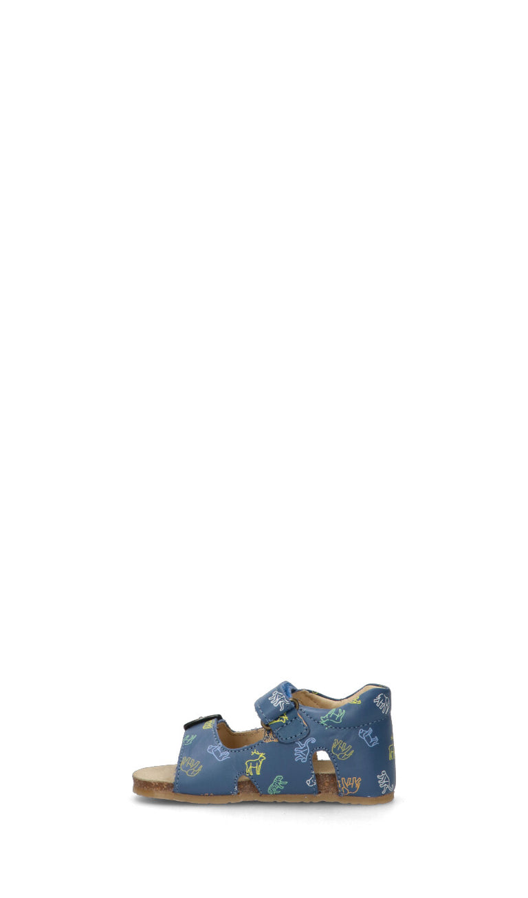 FALCOTTO Sandalo bimbo blu in pelle