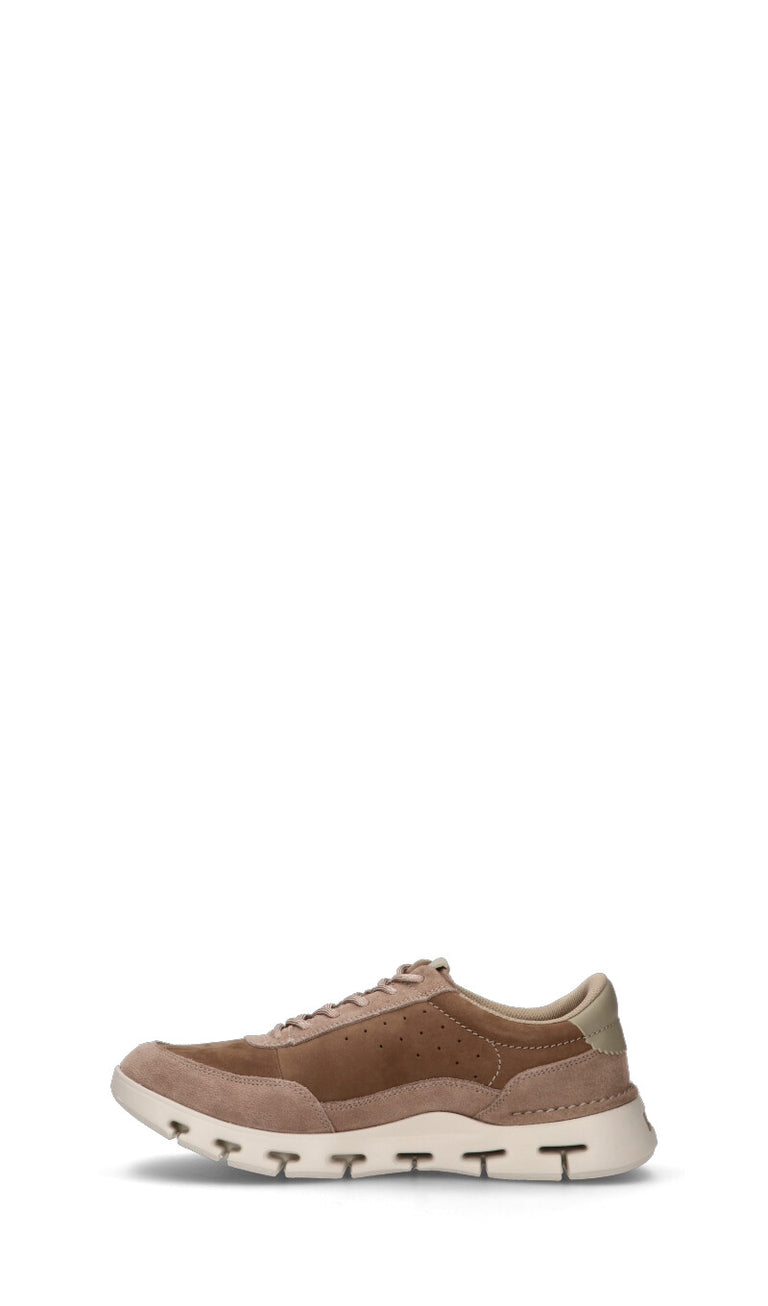 CLARKS CORE Sneaker uomo beige in suede