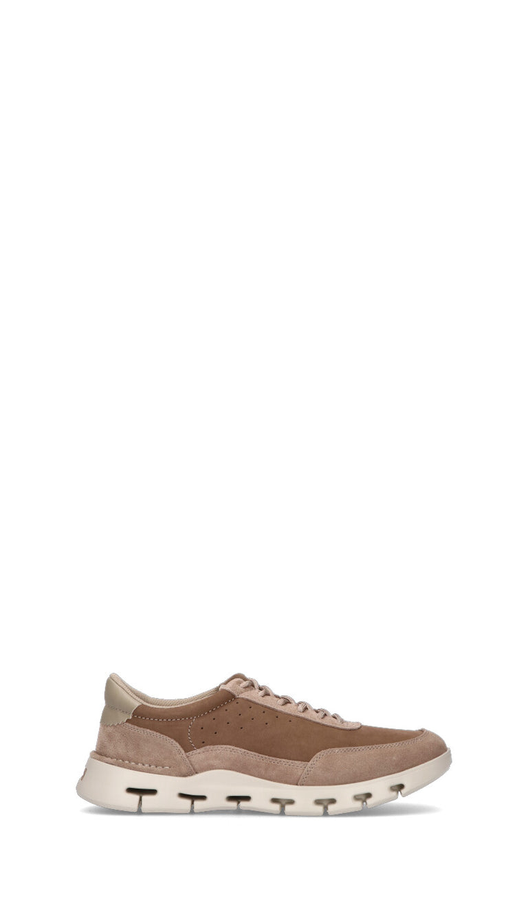 CLARKS CORE Sneaker uomo beige in suede