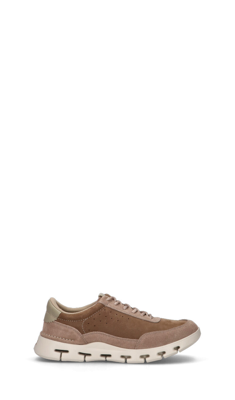 CLARKS CORE Sneaker uomo beige in suede