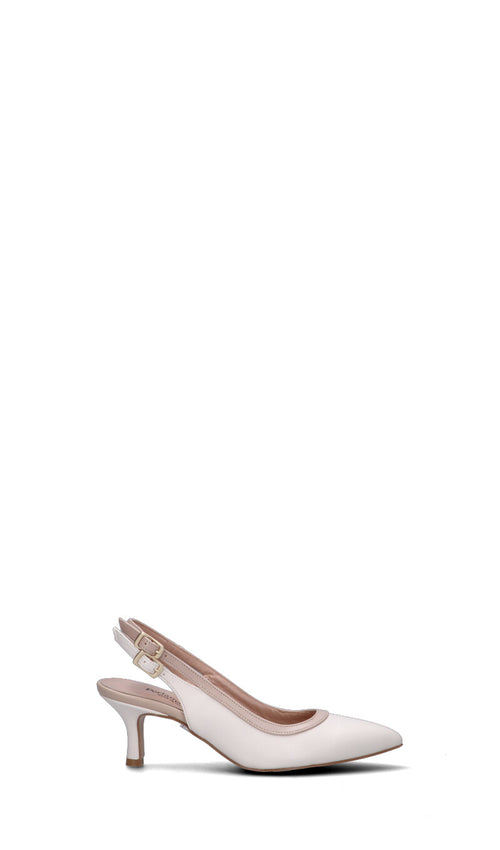 PERLAMARINA Slingback donna burro/nude