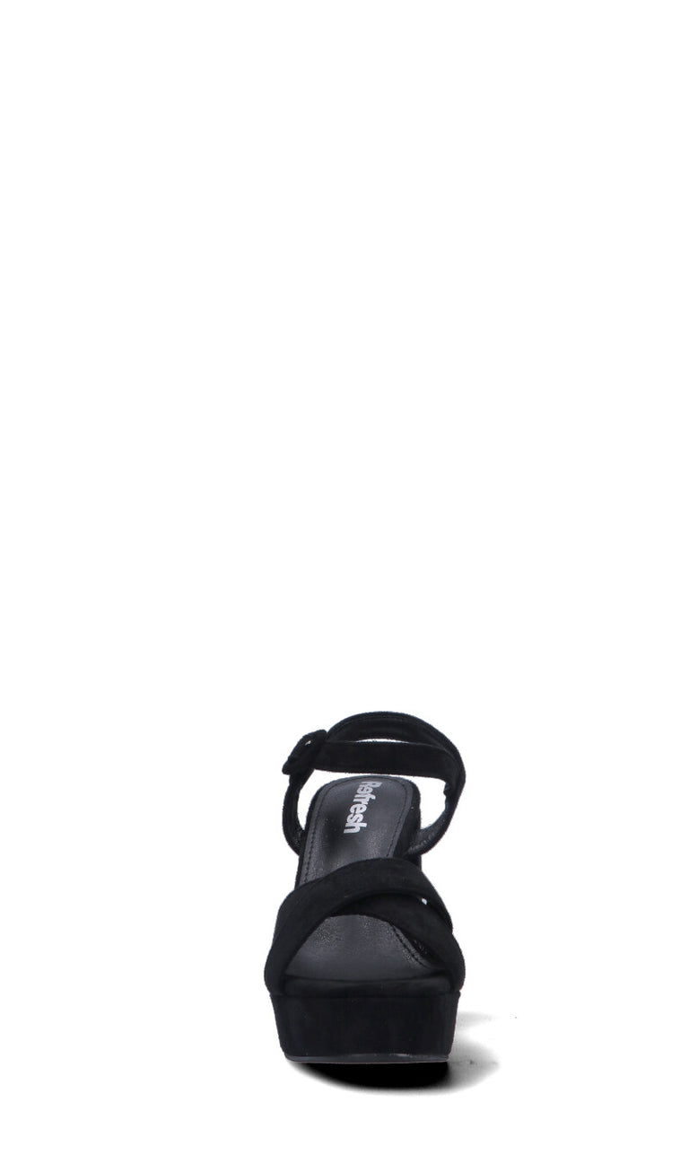 REFRESH Sandalo donna nero