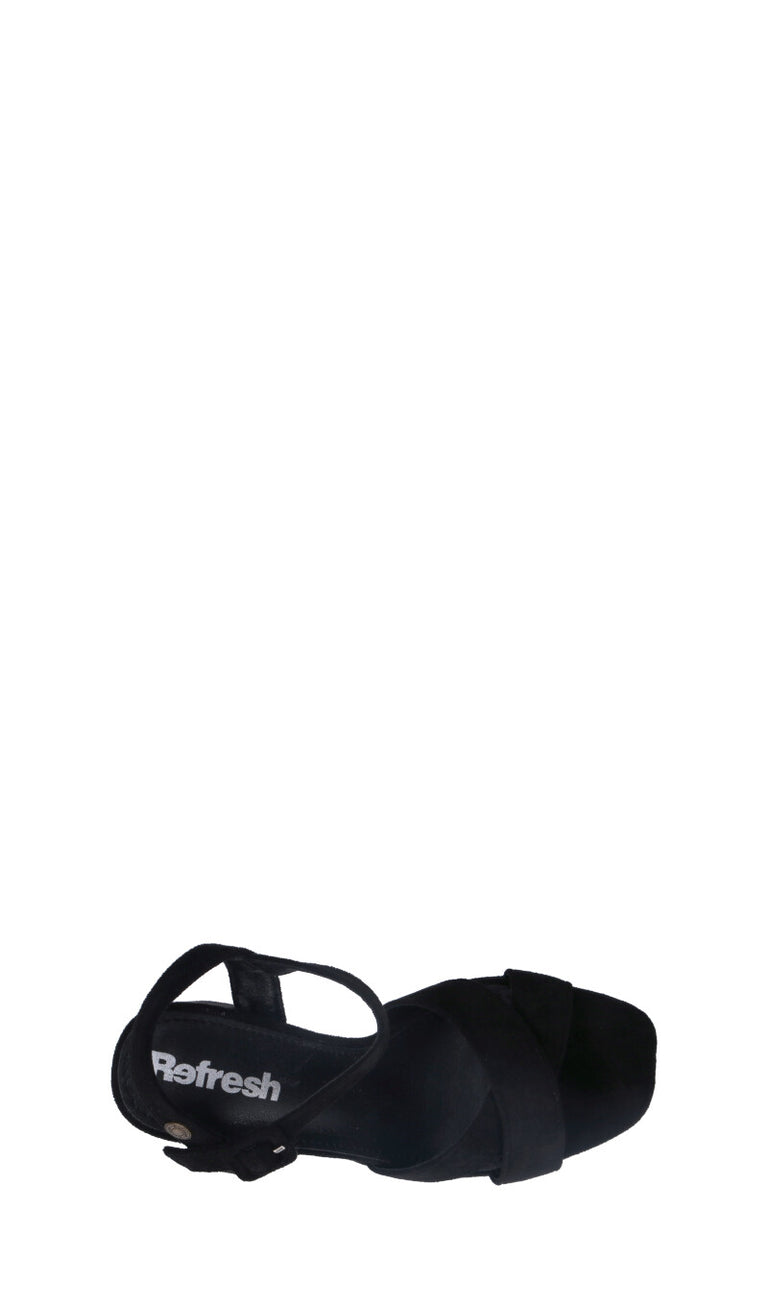 REFRESH Sandalo donna nero