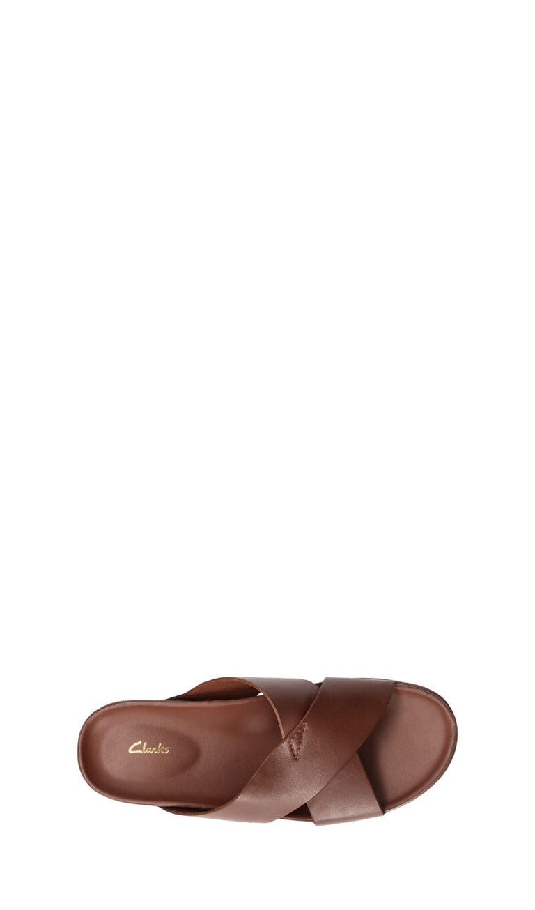 CLARKS CORE Ciabatta uomo marrone in pelle