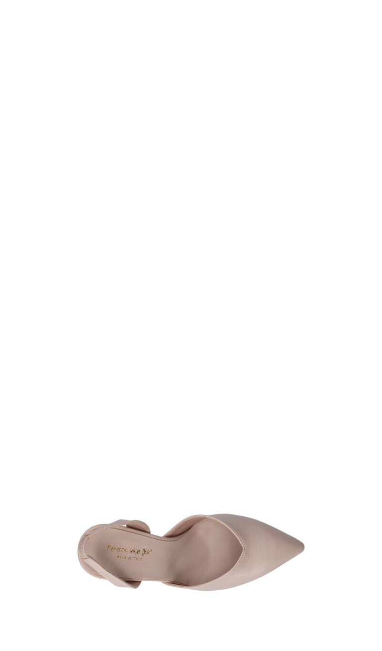 REBECCA VAN DIK Slingback donna beige