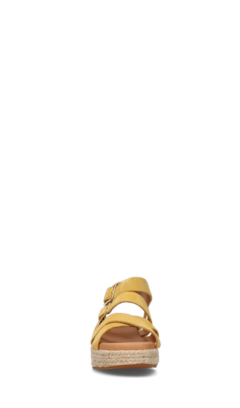 CLARKS CORE Zeppa donna gialla in suede