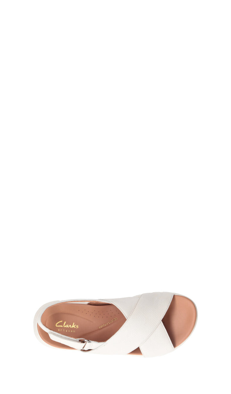 CALRKS CORE Sandalo donna bianco in pelle