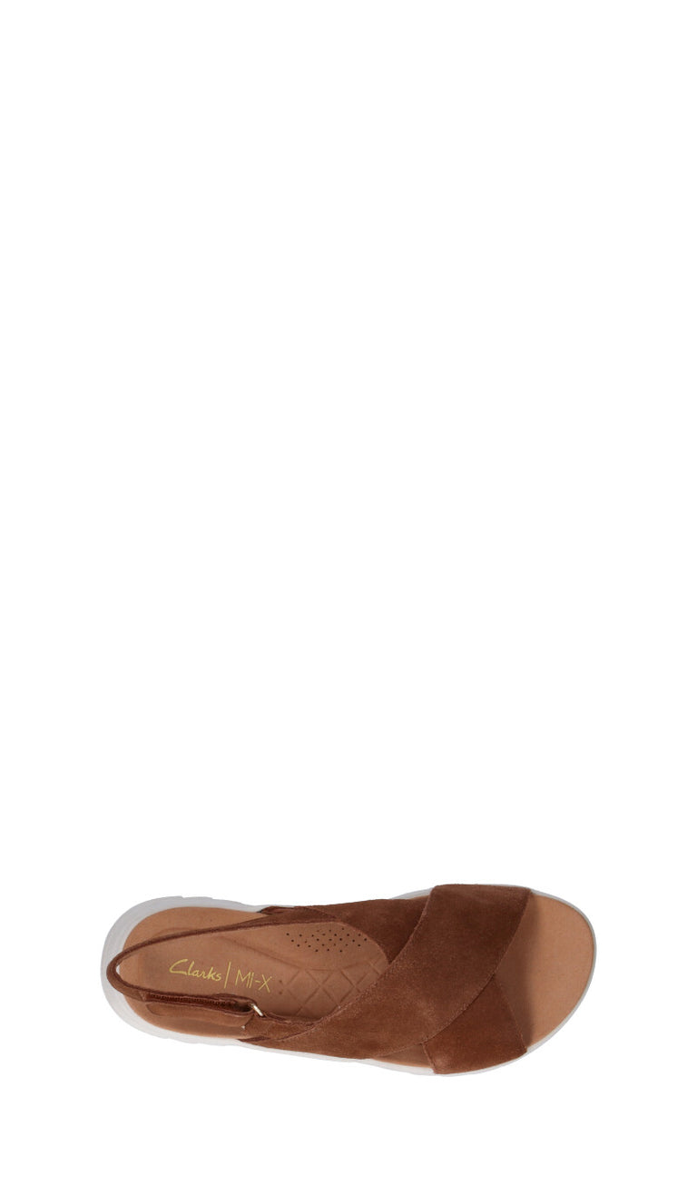 CLARKS CORE Sandalo donna marrone in suede