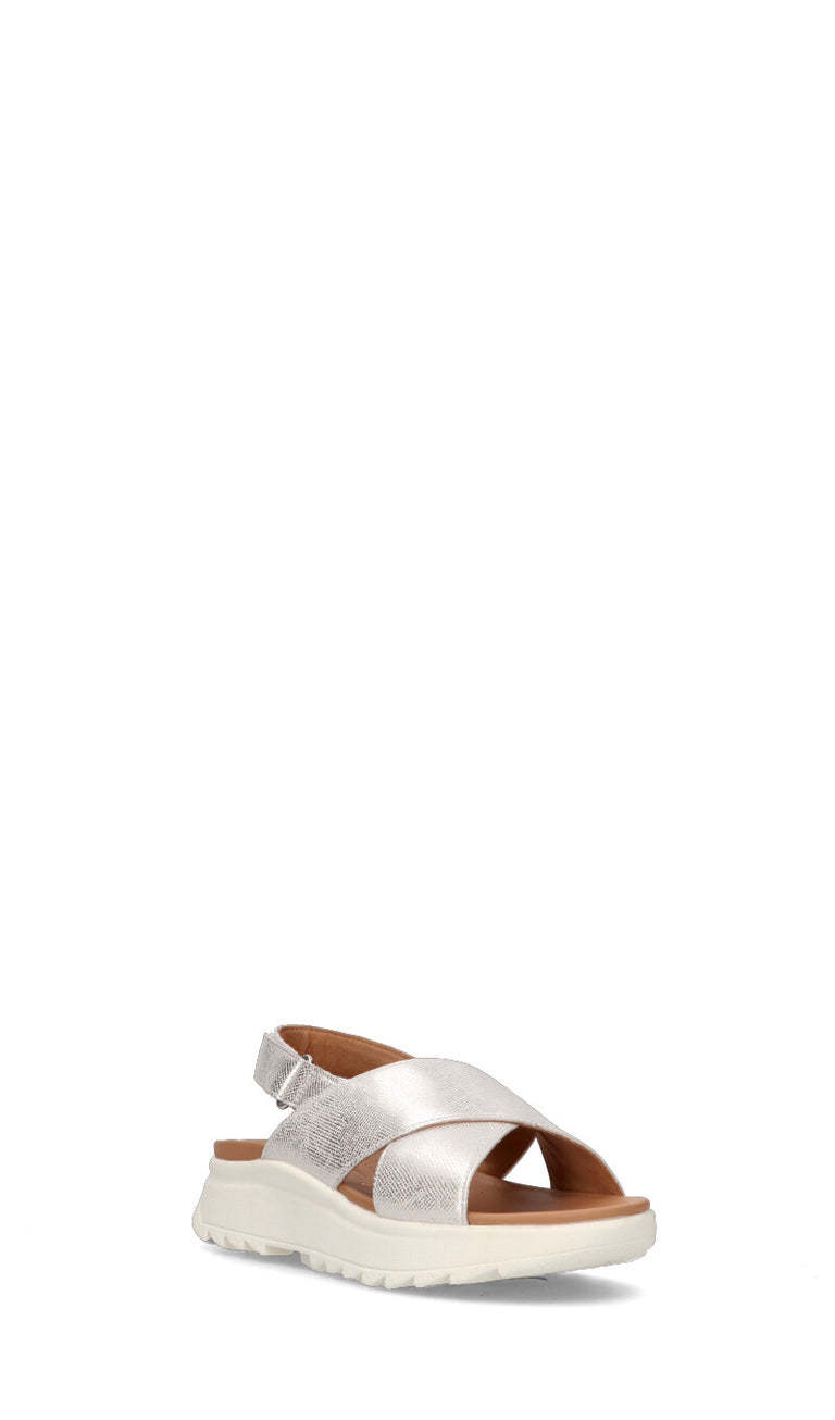CALRKS CORE Sandalo donna argento in pelle