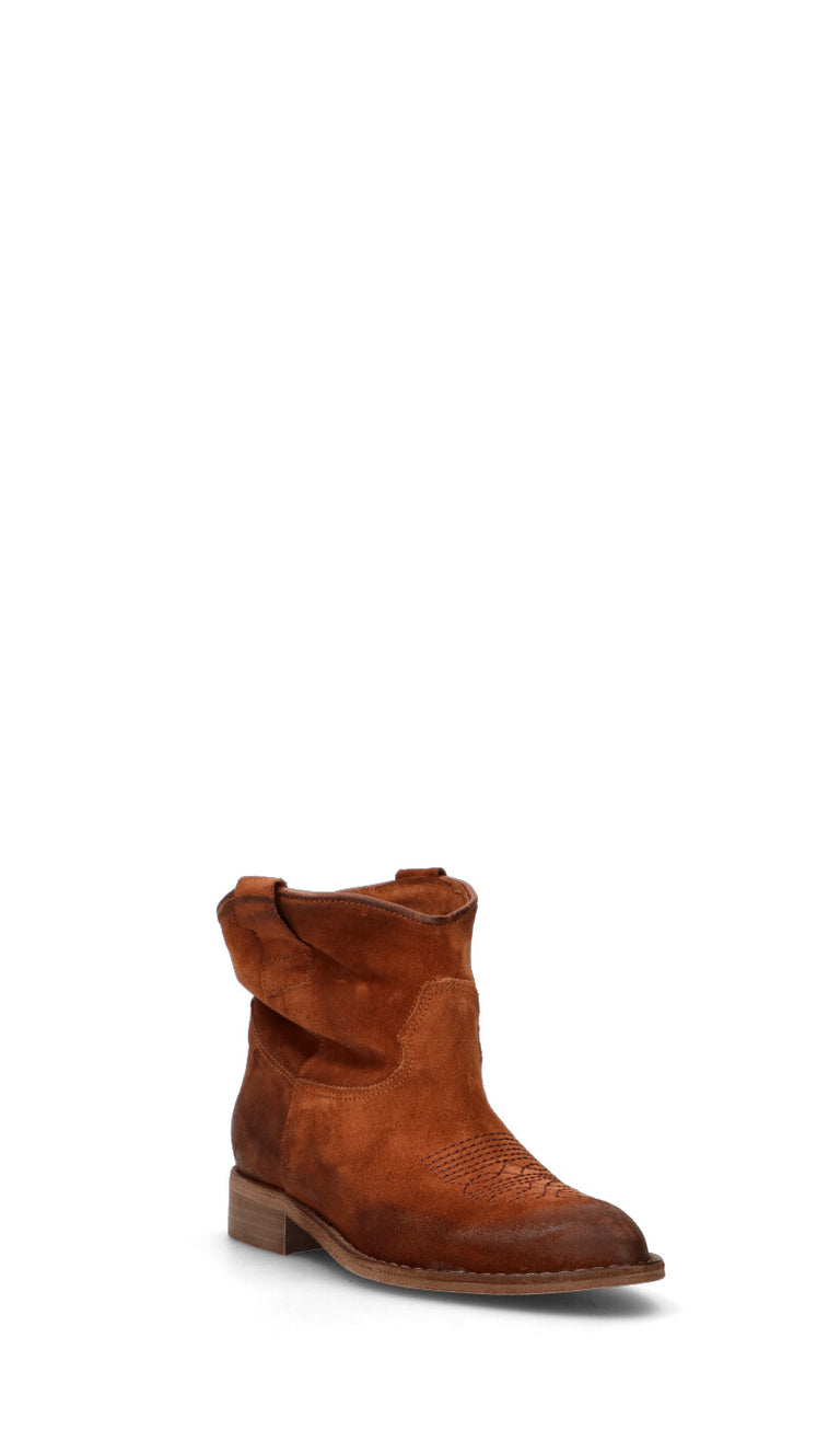 RABARBARO Tronchetto donna marrone in suede