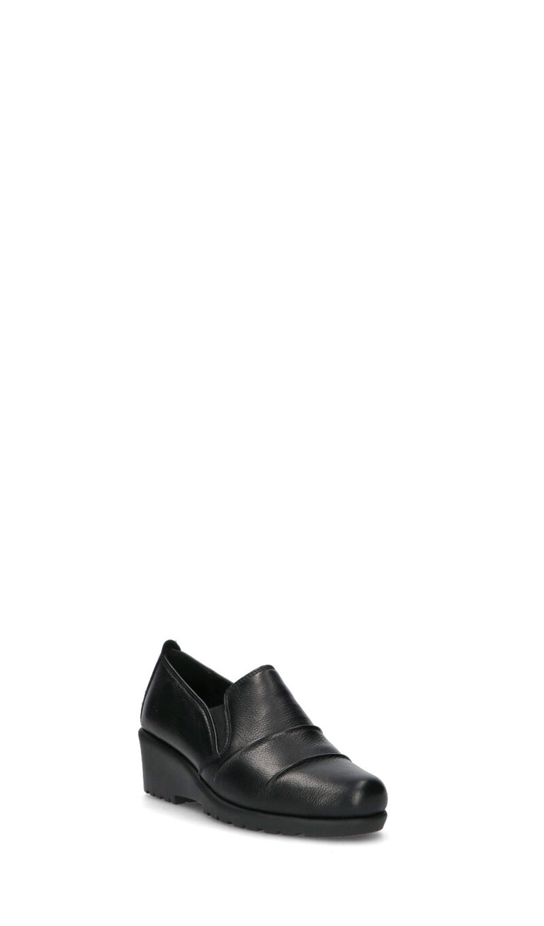 GRAFIA Mocassino donna nera in pelle