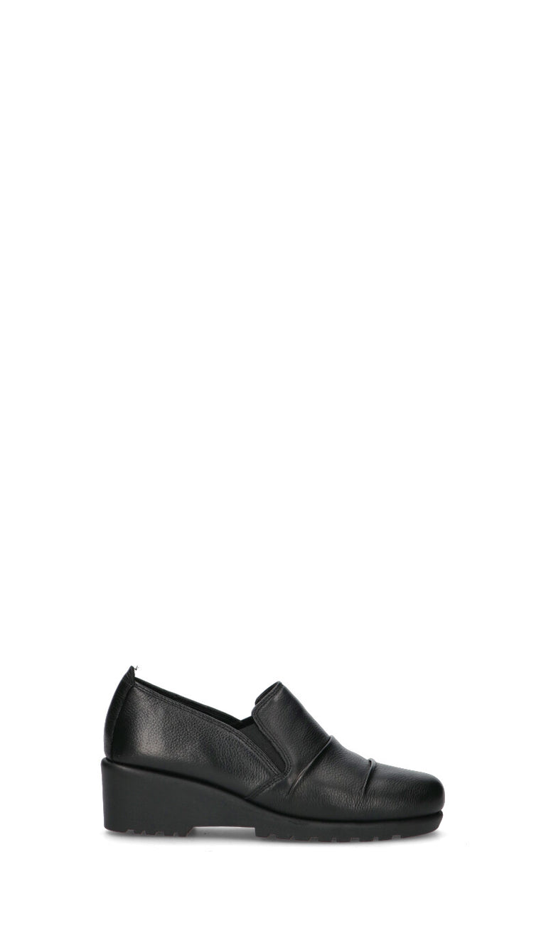 GRAFIA Mocassino donna nera in pelle