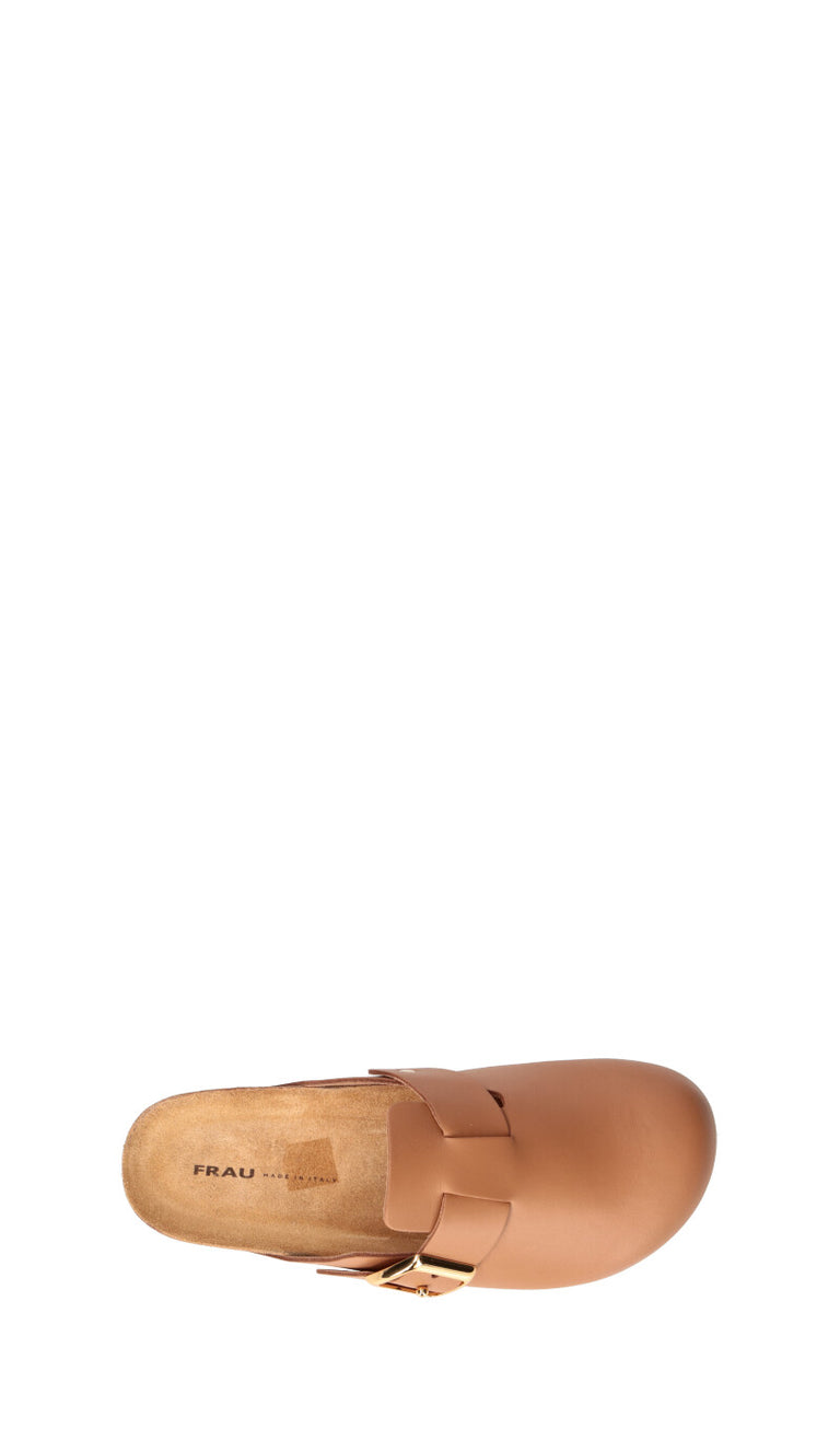 FRAU Ciabatta donna marrone in pelle