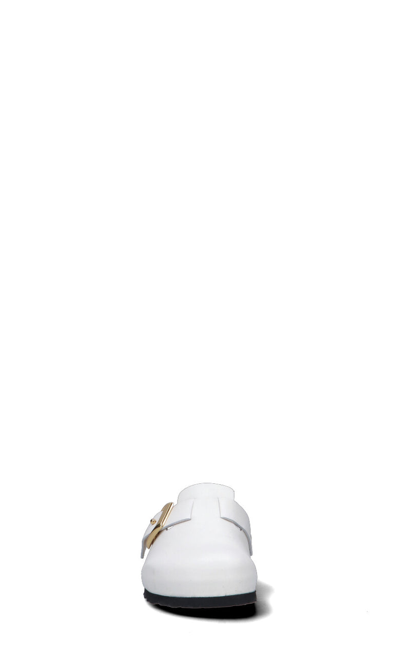 FRAU Ciabatta donna bianca in pelle