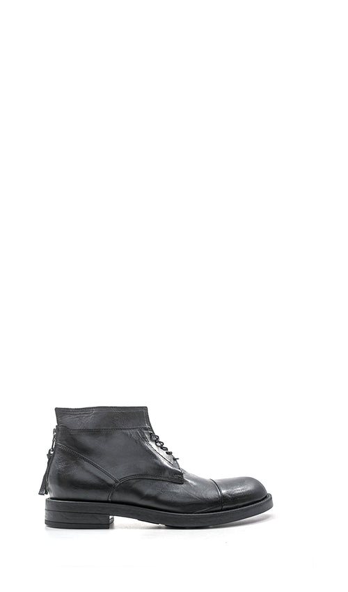 PAWELK'S Polacchino uomo nera in pelle