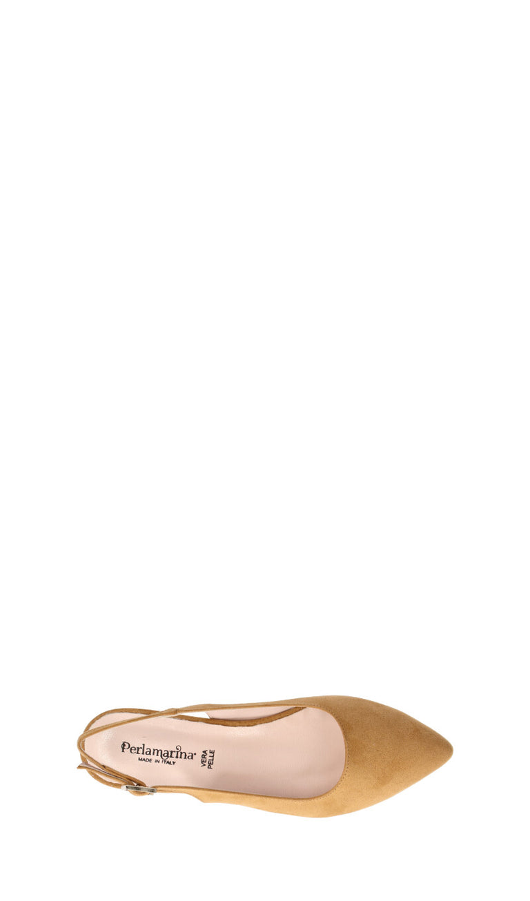 PERLAMARINA Slingback donna marrone