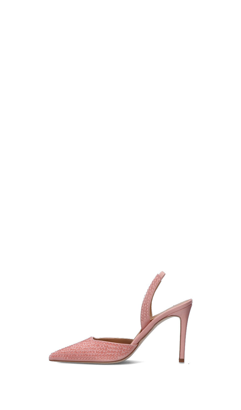 CHANTAL 1962 Slingback donna rosa in pelle