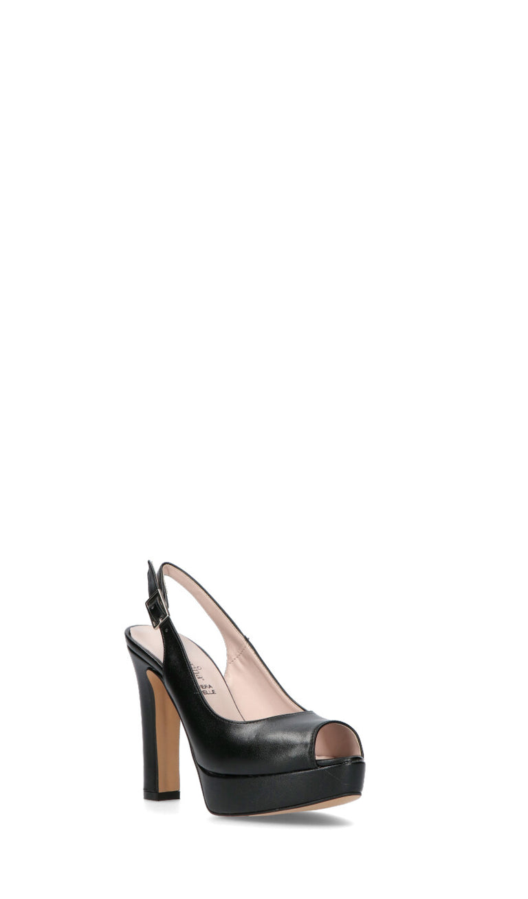 PERLAMARINA Sandalo donna nero