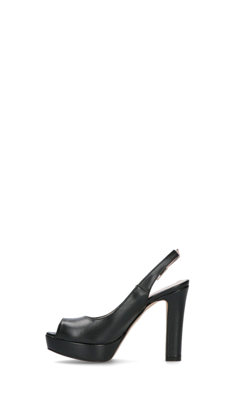 PERLAMARINA Sandalo donna nero