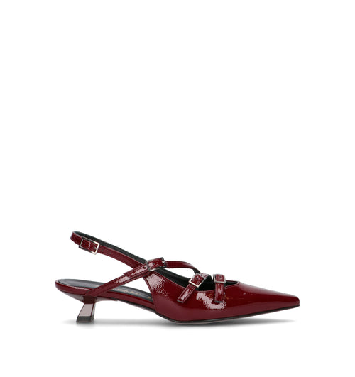 REBECCA VAN DIK Slingback donna bordeaux