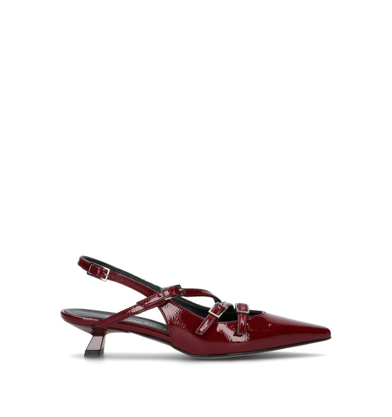 REBECCA VAN DIK Slingback donna bordeaux