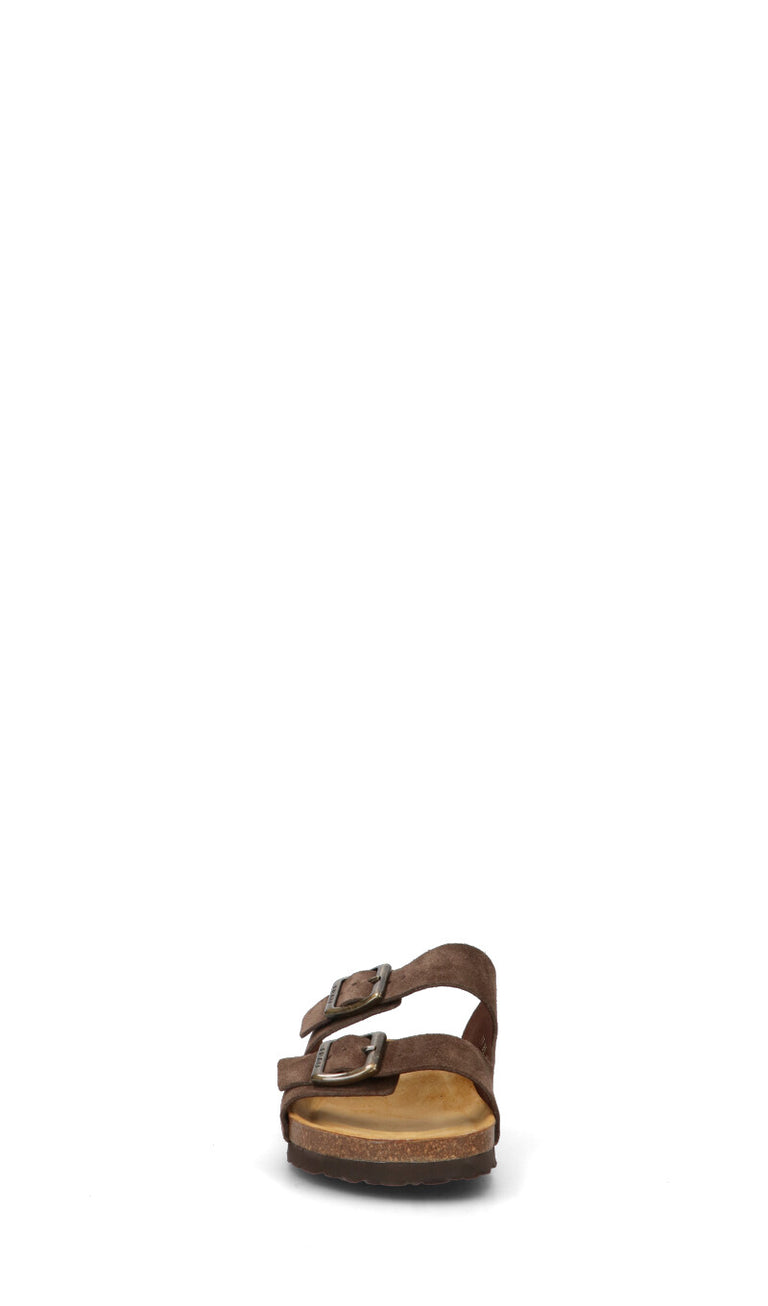 FRAU Ciabatta uomo marrone in suede