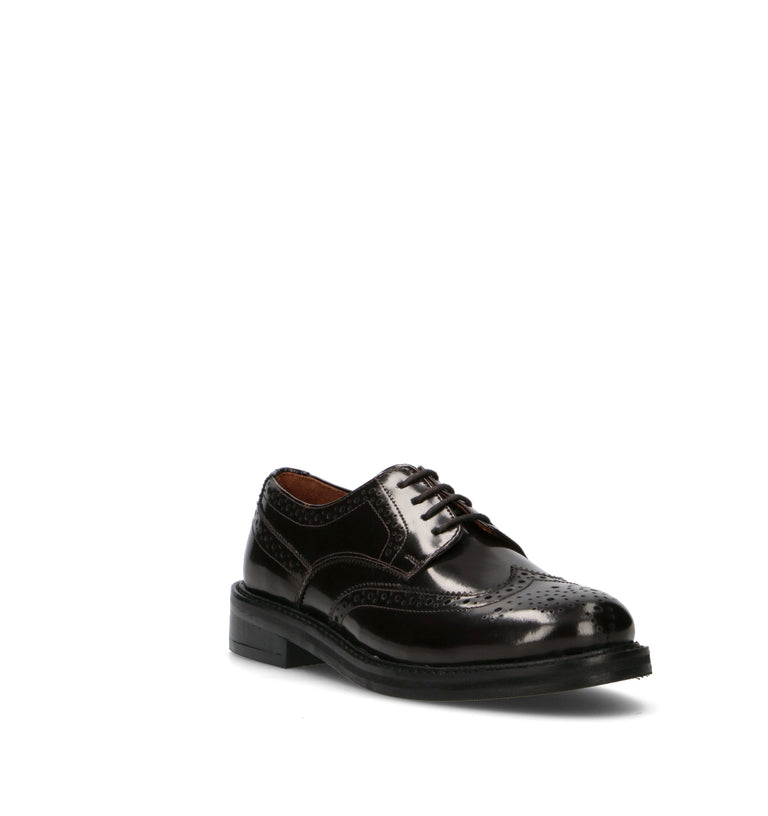 HADEL Stringata donna testa di moro in pelle