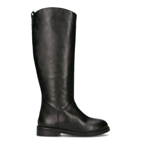 HADEL Stivale donna nero in pelle