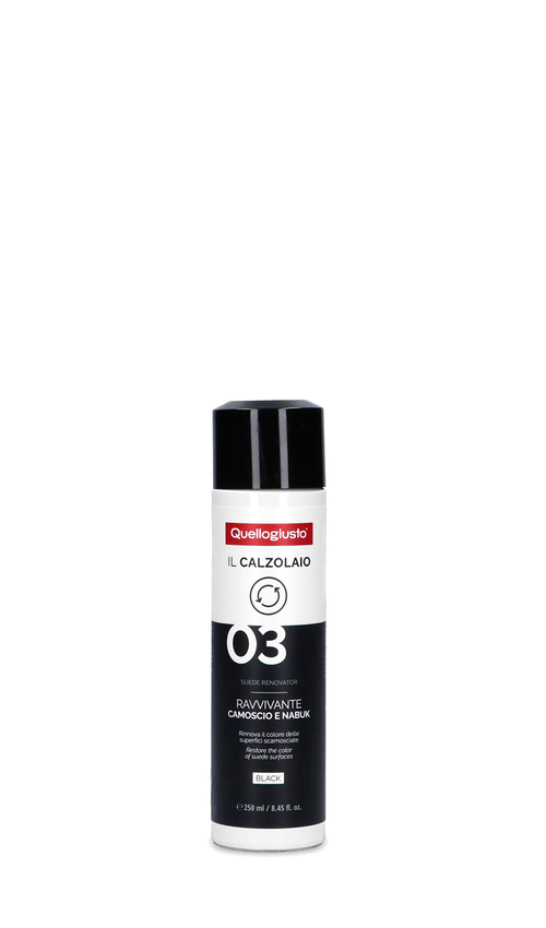 IL CALZOLAIO - RAVVIVANTE CAMOSCIO E NABUK colore black