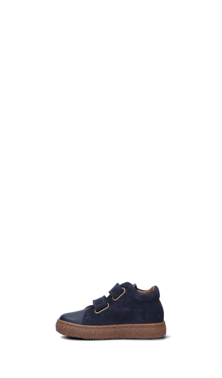 NATURINO Sneaker bimbo blu in suede