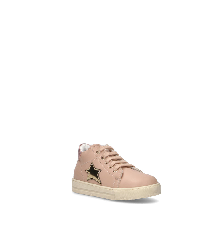 FALCOTTO Sneaker bimba rosa in pelle
