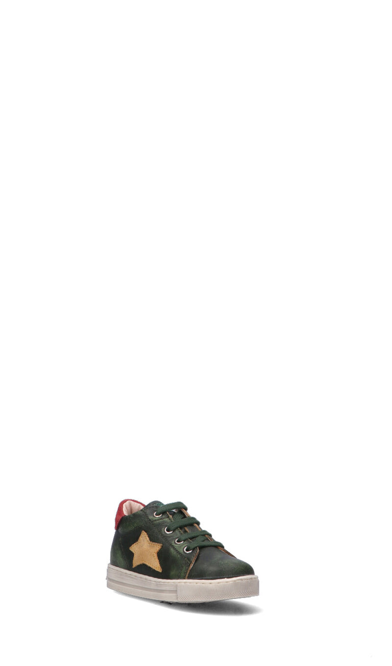 FALCOTTO Sneaker bimbo verde/rossa/gialla in suede