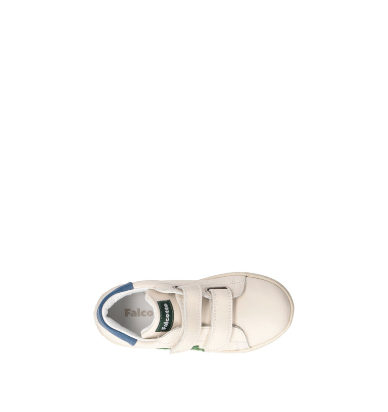 FALCOTTO Sneaker bimbo bianca in pelle