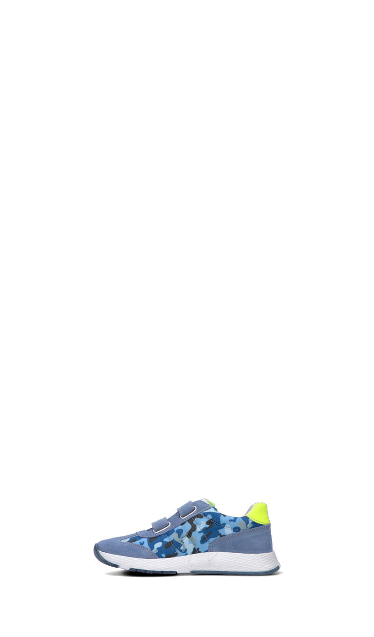 NATURINO Sneaker bambino blu/gialla in pelle
