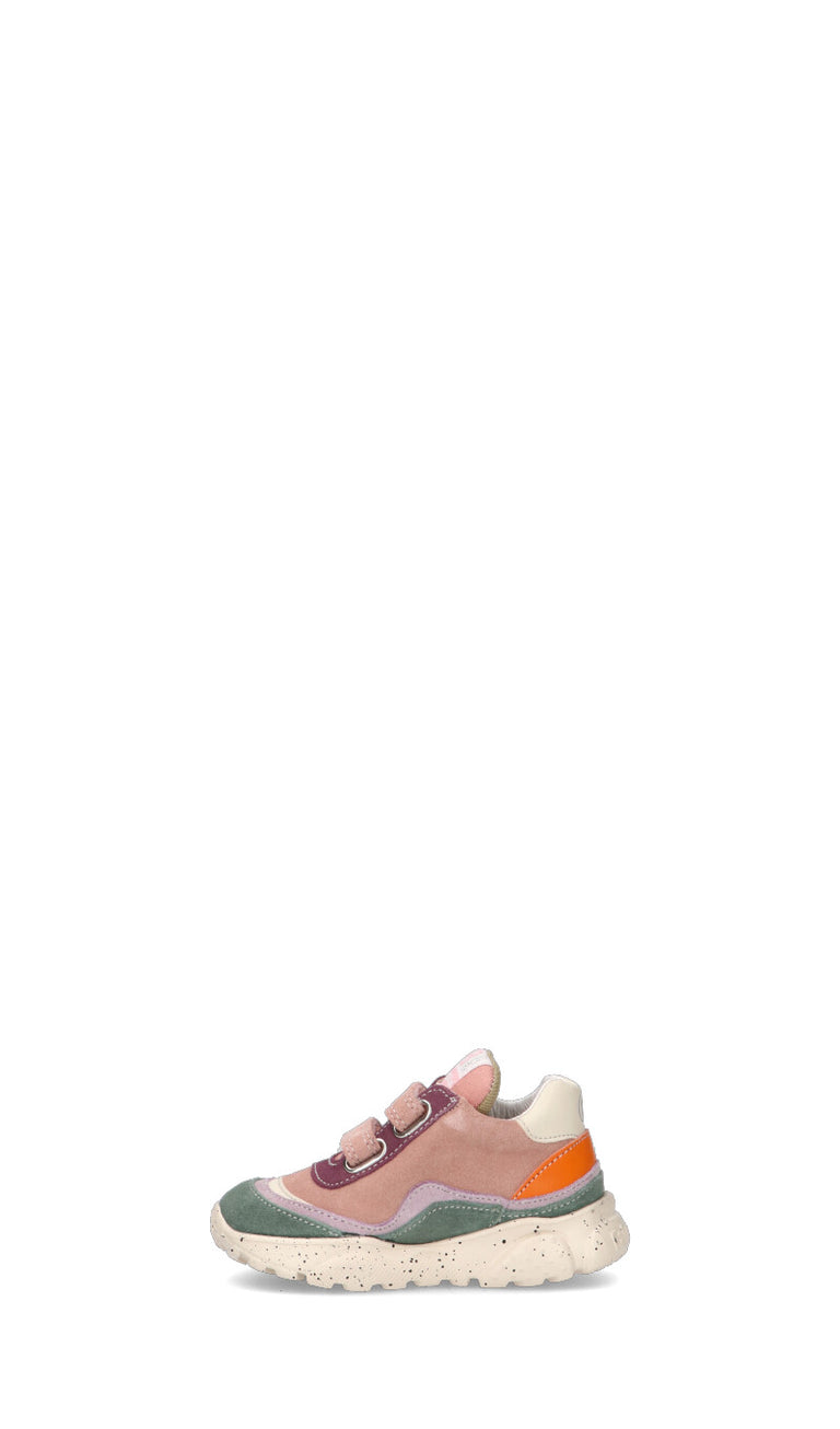FALCOTTO Sneaker bimba rosa in suede