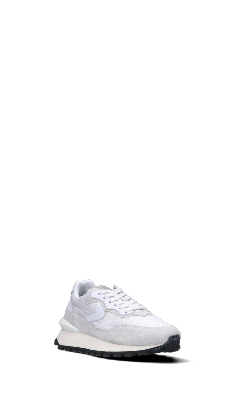 VOILE BLANCHE Sneaker donna bianca in suede