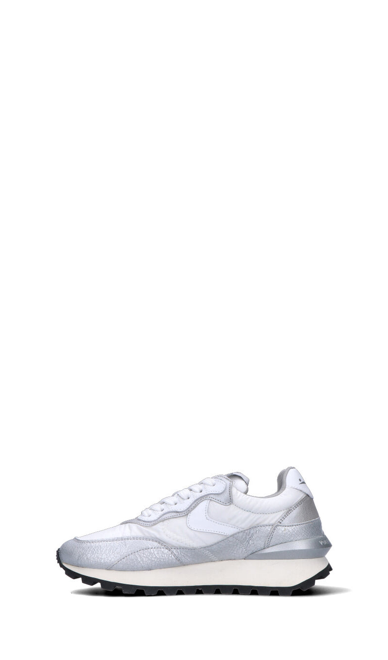 VOILE BLANCHE Sneaker donna bianca/argento