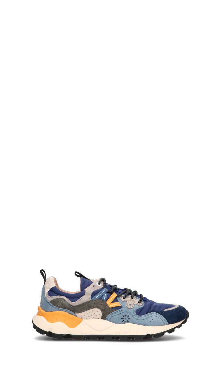 FLOWER MOUNTAIN Sneaker uomo blu in suede