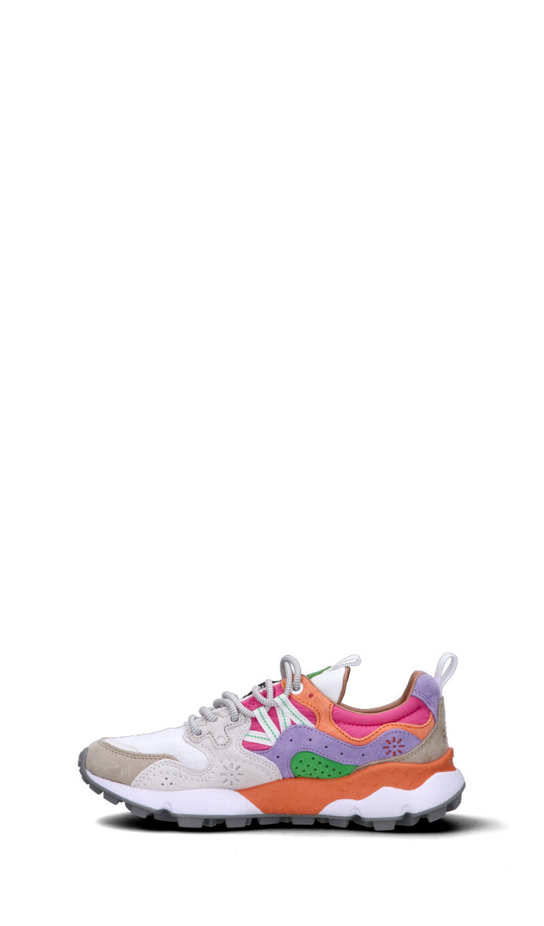 FLOWER MOUNTAIN Sneaker donna bianca