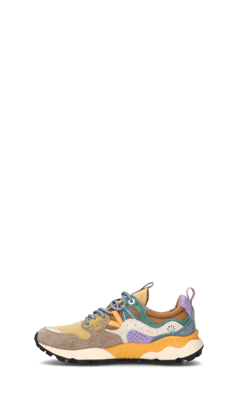 FLOWER MOUNTAIN Sneaker donna multicolor in suede