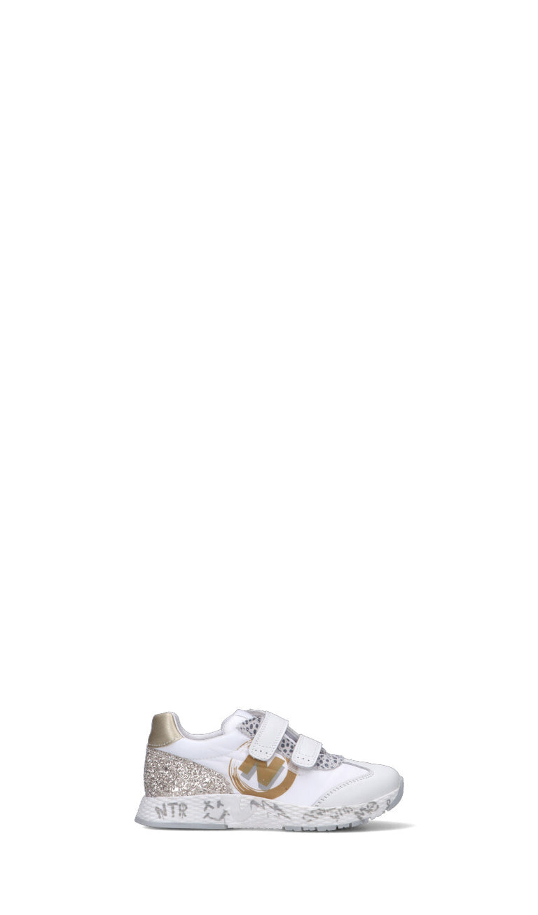 NATURINO Sneaker bimba bianca/oro