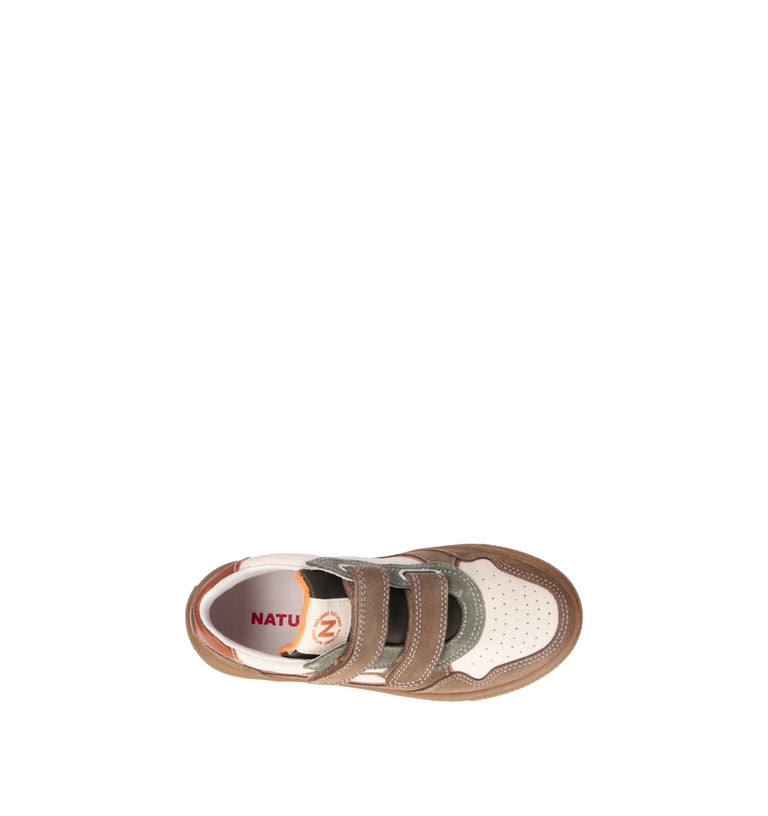 NATURINO Sneaker bimbo marrone in pelle